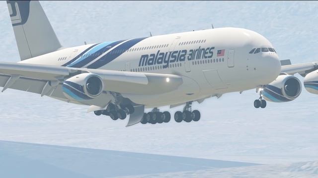 A380 Pilot Saved All Passengers With An Incredible Landing When The Landing Gear Got Stuck [XP11] смотреть онлайн