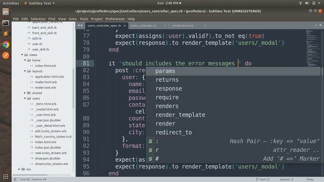 Writing Controller Specs for Rollback Transaction смотреть онлайн