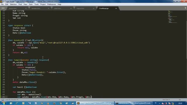 Latihan 2 : CRUD dan MySQL in Golang смотреть онлайн