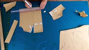 Модная джинсовая куртка без подкладки. Начинаем подготовку к осени. Копируем брендовую куртку.mp4
