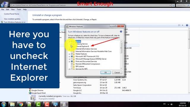 How to Uninstall Internet Explorer from Windows 7,8.1,10,11 Operating system? смотреть онлайн