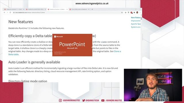 Advancing Spark - Databricks Runtime 7 2 & Delta Cloning смотреть онлайн