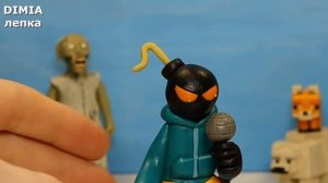 Friday Night Funkin лепка персонажей игры, Whitty and Girlfriend из пластилина