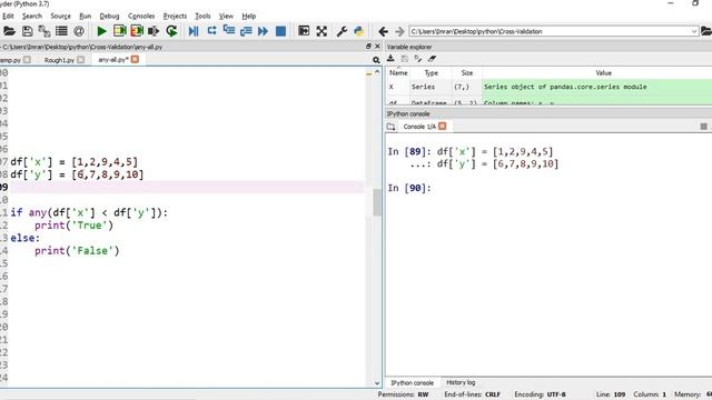Pandas any() and all() function | pandas any vs all смотреть онлайн