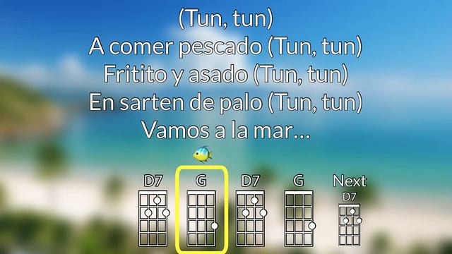 Vamos a la Mar Baritone Ukulele Play Along смотреть онлайн