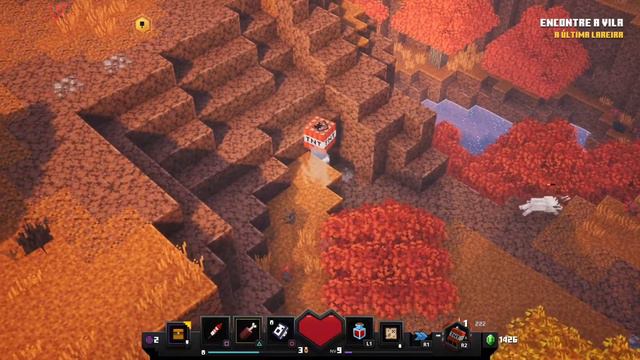 Gameplay Minecraft Dungeons #4 - Localização da Fase Secreta nos Pastos de abóbora ! смотреть онлайн