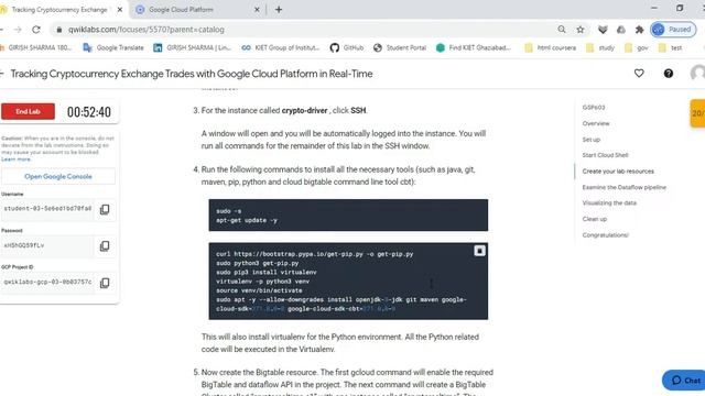 GSP603 |Tracking Cryptocurrency Exchange Trades with Google Cloud Platform in Real-Time #3 смотреть онлайн