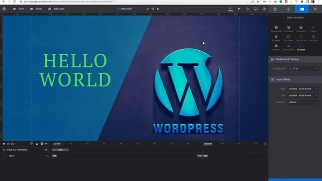 How To Change Background Image | Animation | In Slider Revolution Tutorial смотреть онлайн