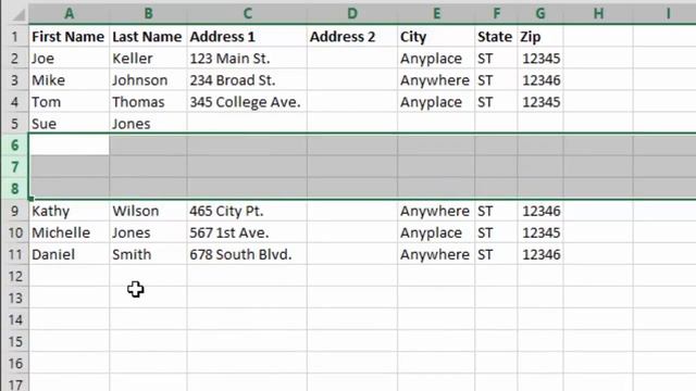 How to Insert a Row in Excel смотреть онлайн