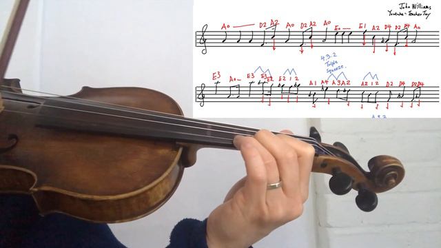 How to play Darth Vader's Theme Imperial March on Violin w/ Sheet Music and Violin Tabs