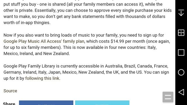 Google Finally Announces Play Family Library (Up to Six Family Members Can Share Purchases) смотреть онлайн