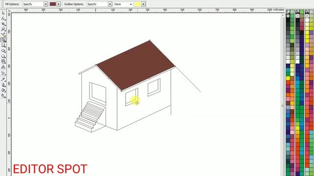 Corel Draw Tutorials - 3D Home Design | Graphic Design tutorial 2019 смотреть онлайн