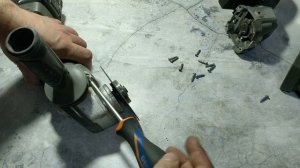 Ремонт кнопки включения аккумуляторной болгарки Hammer Werkzeug