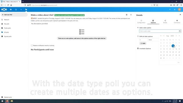How to use Polls App in Nextcloud смотреть онлайн