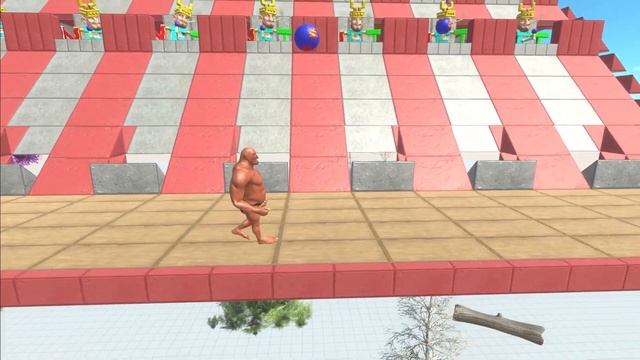 Deadly SuperHeroes Ball Bombs Falling - Animal Revolt Battle Simulator смотреть онлайн