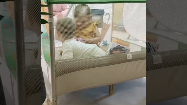 Видеообзор манежа Happy Baby Alex Home смотреть онлайн