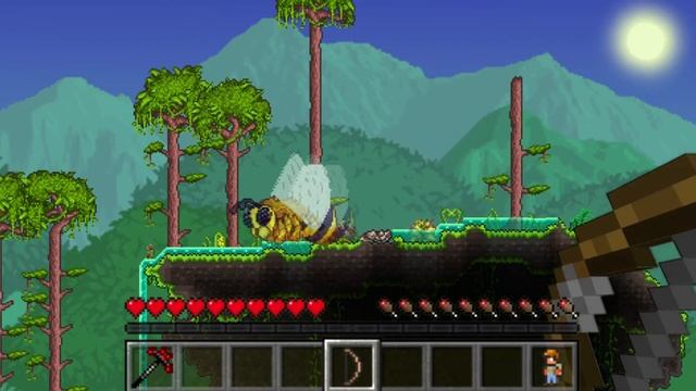 Террария, но это майнкрафт смотреть онлайн