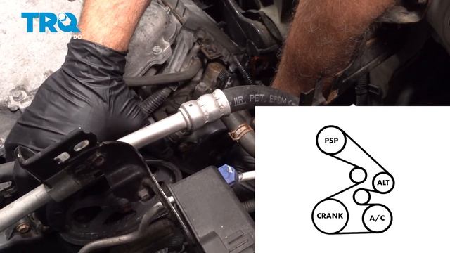 How to Replace Serpentine Belt 2009-2015 Honda Pilot смотреть онлайн
