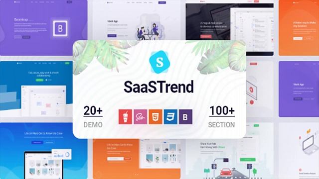 SaaSTrend - Bootstrap SaaS, Startup, Software & WebApp Template | Themeforest Website Templates and смотреть онлайн