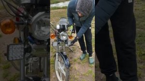 как я поставил ФСО на мопед альфа, и куда#moto