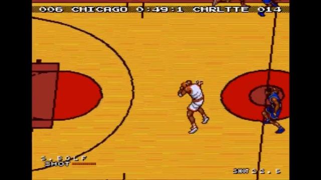 Double Dribble: The Playoff Edition (Genesis)- Gameplay смотреть онлайн