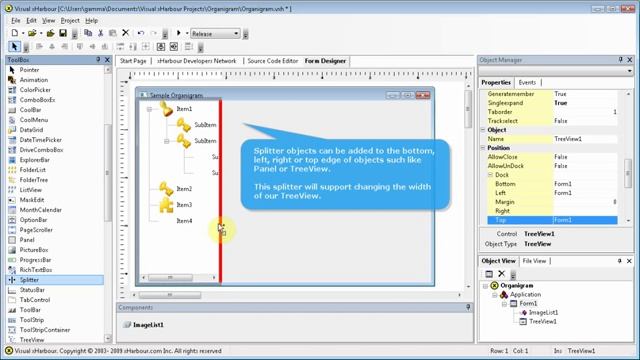 Visual xHarbour - 3.6 - TreeView смотреть онлайн