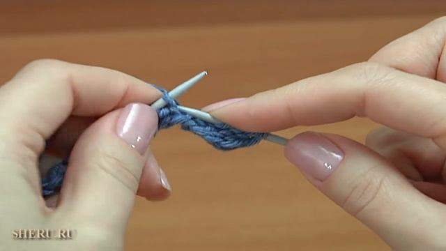 Узор резинка 1х1 скрещенными петлями. Урок 28 смотреть онлайн