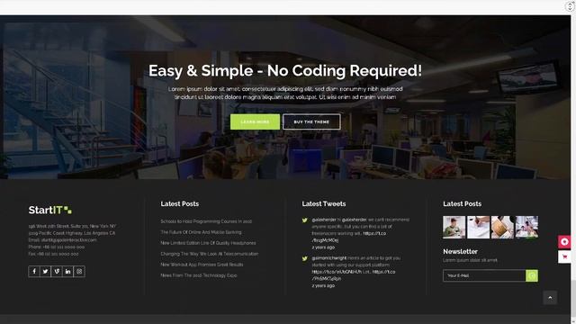 StartIT Startup Business ★ WordPress Themes & Templates ★ смотреть онлайн