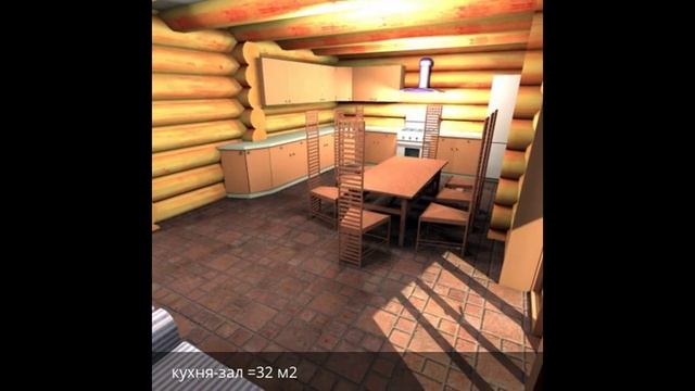 Дом 11х12 из дикого сруба с мансардой смотреть онлайн