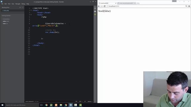 Bases de PHP | Partie 5 - Types de variables смотреть онлайн
