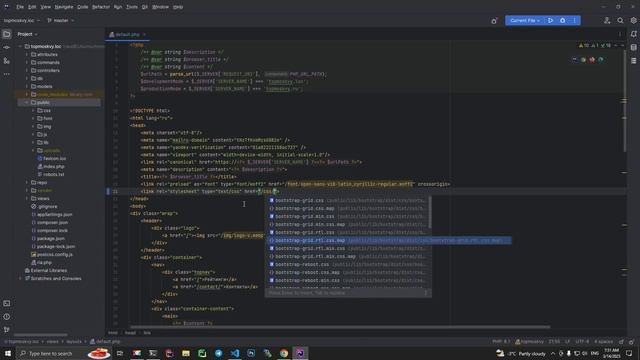 PhpStorm - относительные пути в к файлам смотреть онлайн