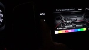 шкода карок, подсветка салона