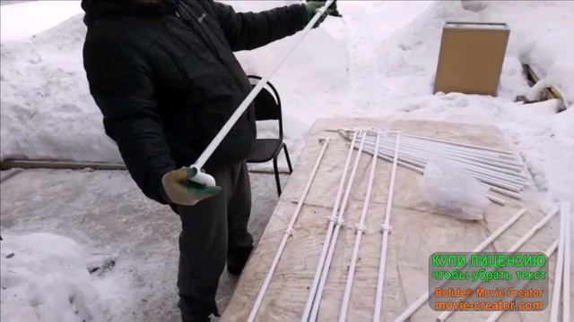 каркас парника из полипропиленовых труб смотреть онлайн