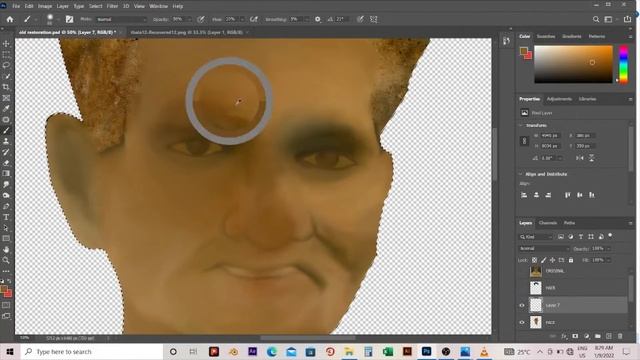 Old Photo Restoration In Photoshop /#smudgepainting/#digitalpainting смотреть онлайн