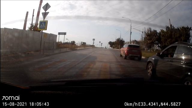 задняя камера 70mai dash Pro+ день город смотреть онлайн