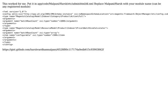 Magento: magento2 decrease batch size of catalog_category_product (4 Solutions!!) смотреть онлайн