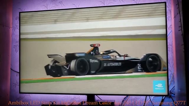 Ambibox LED Strip Kit LightBox Dream Color на телевизоре 55