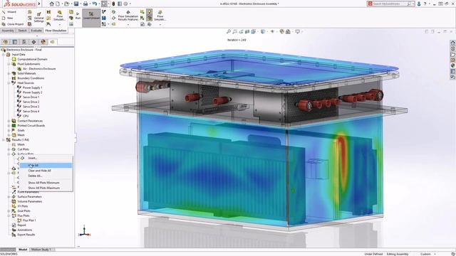 SOLIDWORKS Flow Simulation Electronics Cooling смотреть онлайн