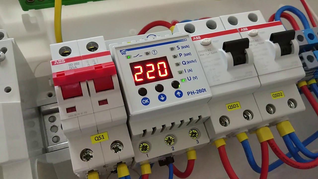 Реле напряжения РН-260t. Краткий обзор смотреть онлайн