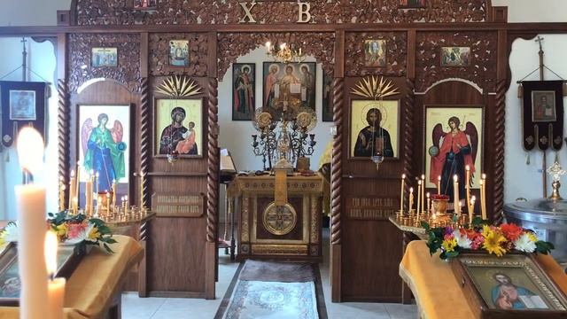 Божественная Литургия. Прославление Св. Пр. Иоанна Кронштадтского Храмовый праздник смотреть онлайн