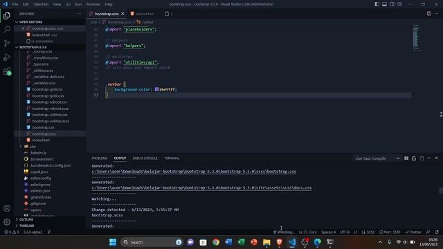 Download dan Install Bootstrap 5 dan custom SCSS 7 смотреть онлайн