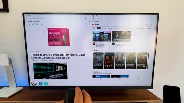 Multitasking & Extended Monitor Support for iPhone 15 Pro? смотреть онлайн
