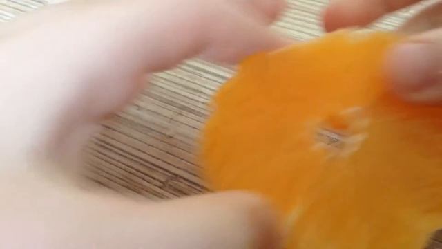 Цветок из мандарина смотреть онлайн