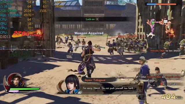 Samurai Warriors 5 - GTX 950 | i5 3470 | 1080P Gameplay смотреть онлайн