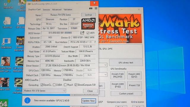 Восстановление MSI RX570 с Авито. смотреть онлайн