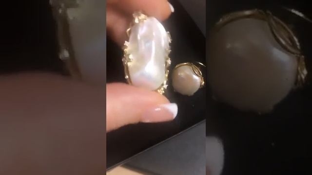 MaryKon Кольцо с жемчугом. Ограниченная серия! смотреть онлайн
