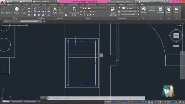AutoCAD 2016, Dibujar tinas de tarja con empalme radio, curso completo en español, cap 4.5.h. смотреть онлайн
