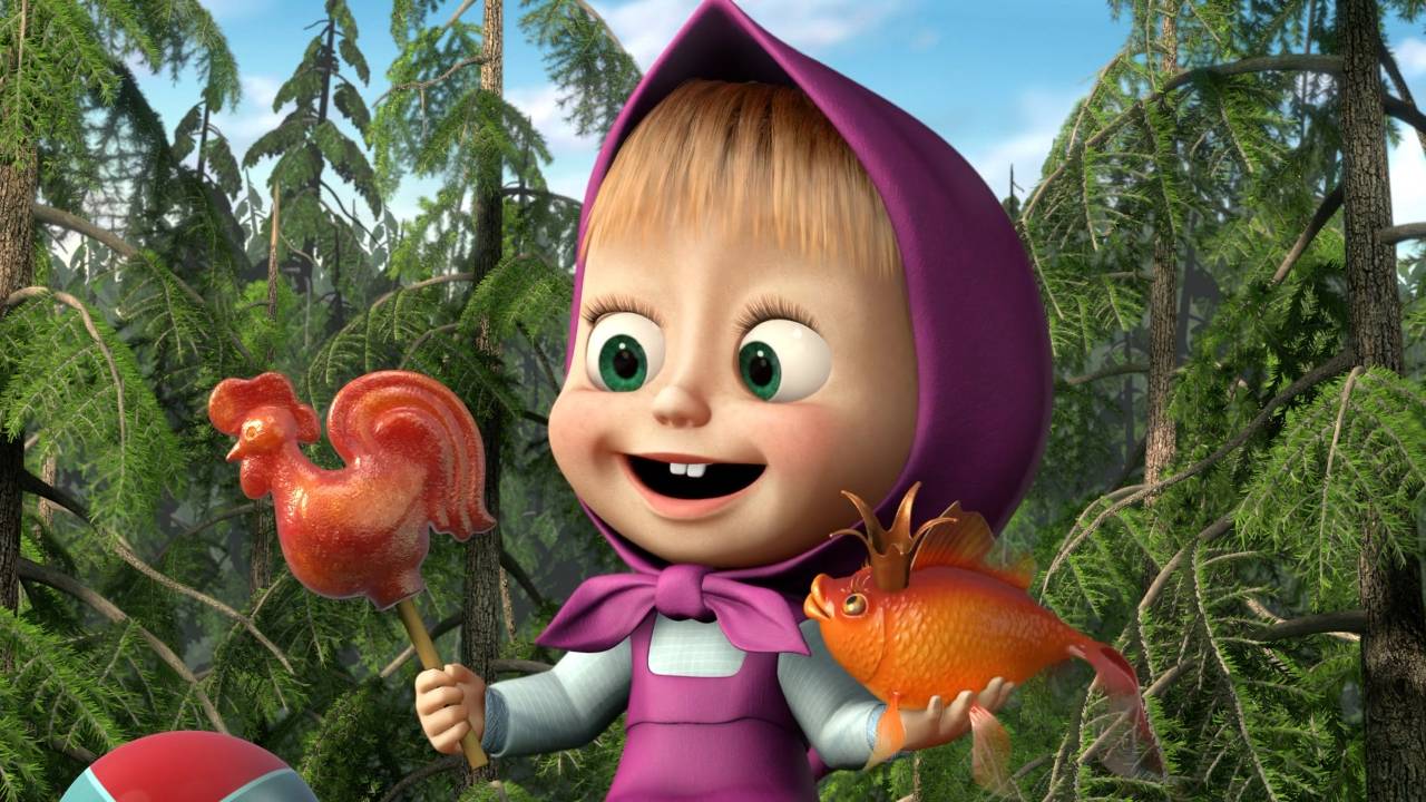 Маша и Медведь. Видеоклипы. Песня "Три желания" смотреть онлайн