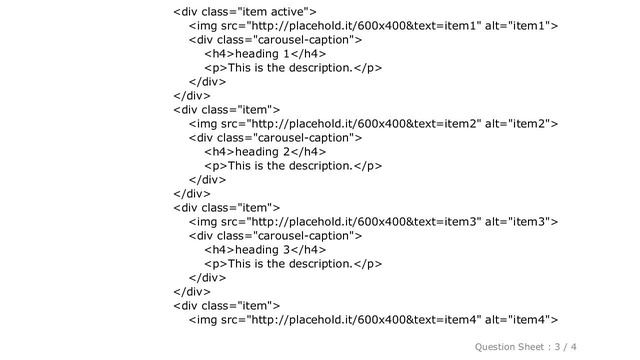 HTML : loading a specific slide in carousel in modal in bootstrap смотреть онлайн