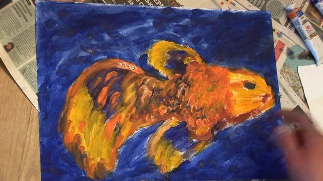Рисунок пальцами смотреть онлайн